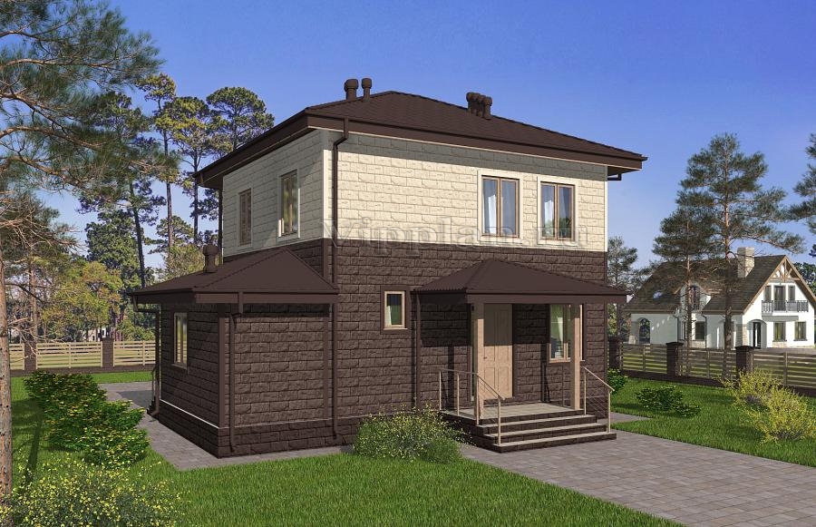 Двухэтажный жилой дом